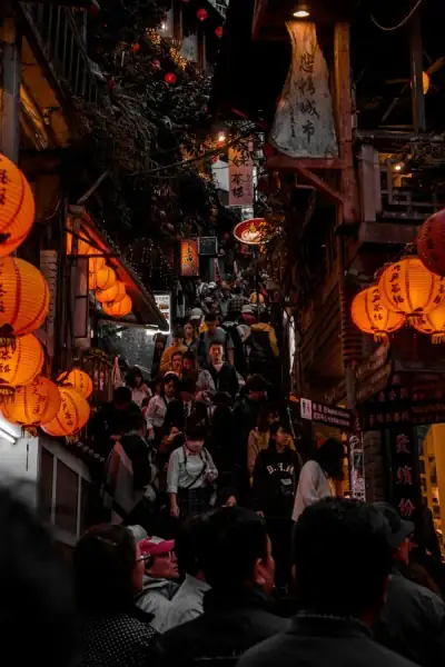 台北・九份の夜景